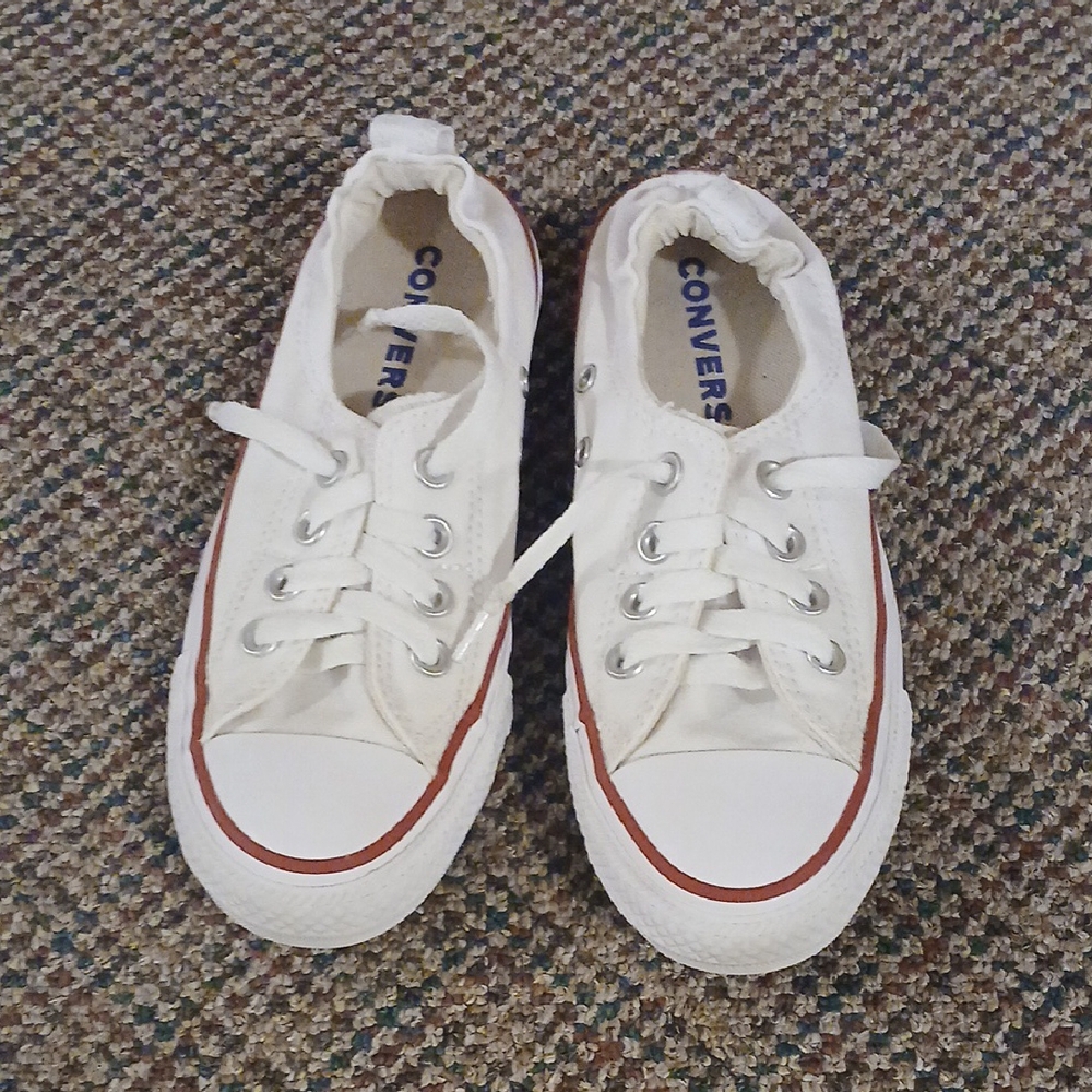 SOLD Converse Kids White Sneakers